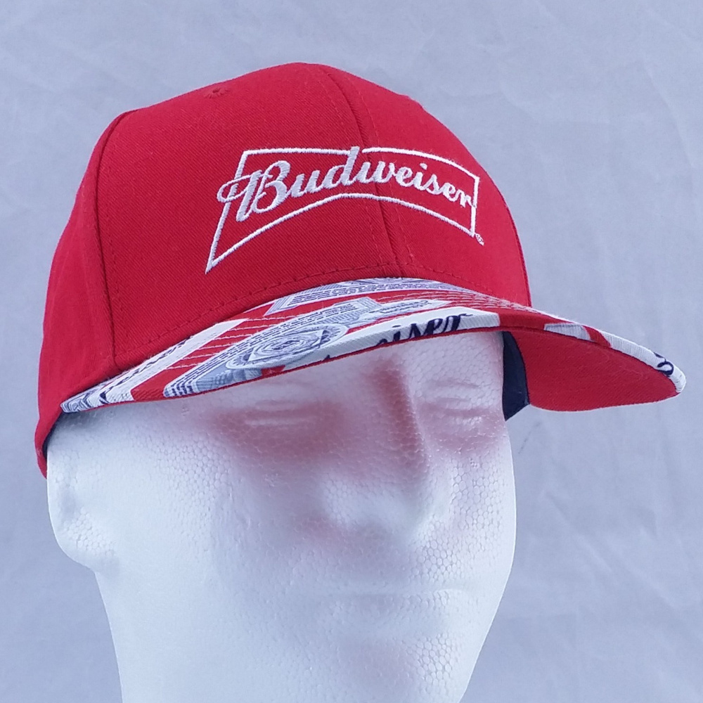 BUDWEISER ANHEUSER BUSCH BEER ADJUSTABLE SNAPBACK